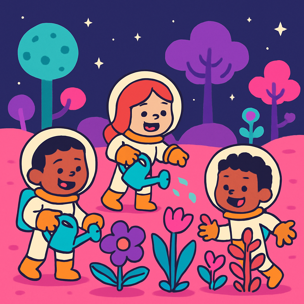 Galactic Garden Paint by diamonds art