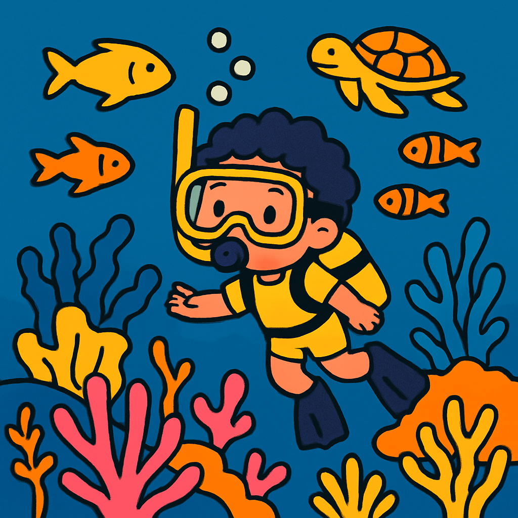 Underwater Coral Quest Paint by diamonds art