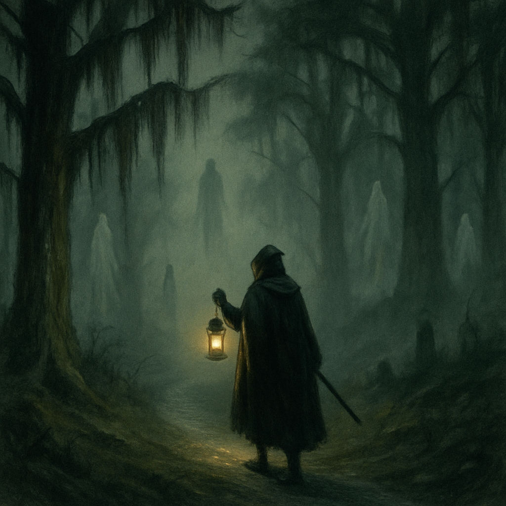 Spectral Forest Lantern Journey paint by diamond