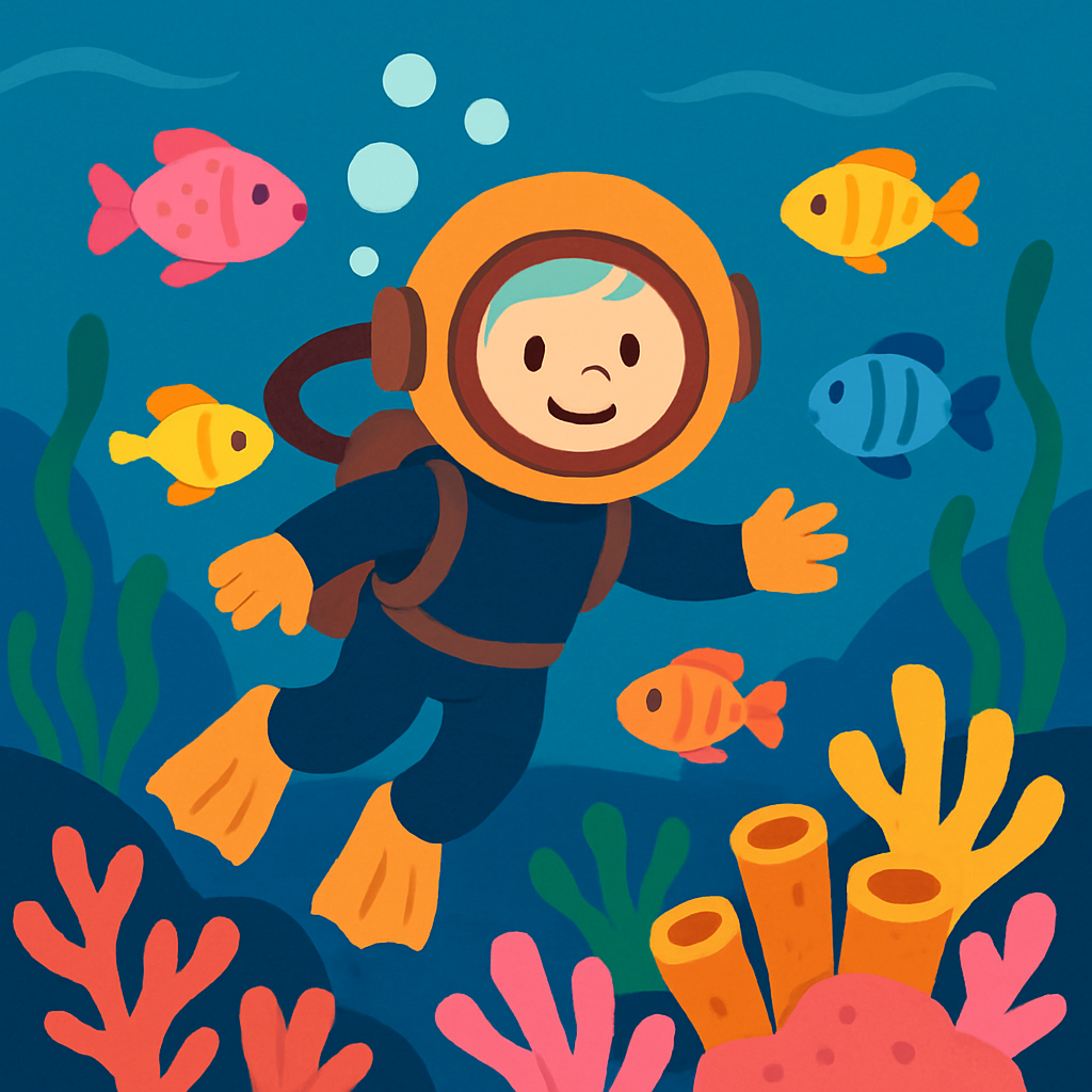 Underwater Expedition painting diamond kit