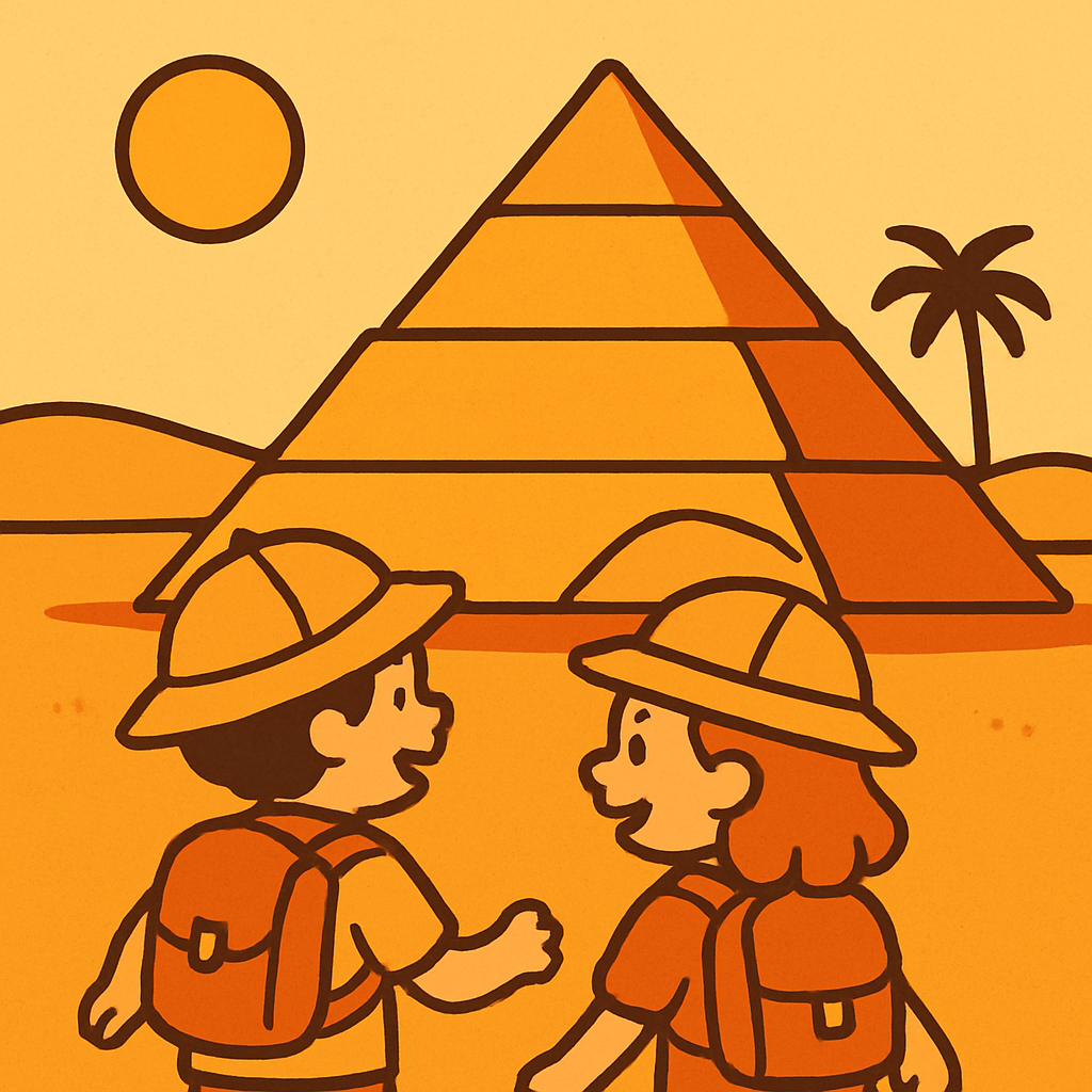 Time-Traveling Pyramid Explorers diamonded painting kits