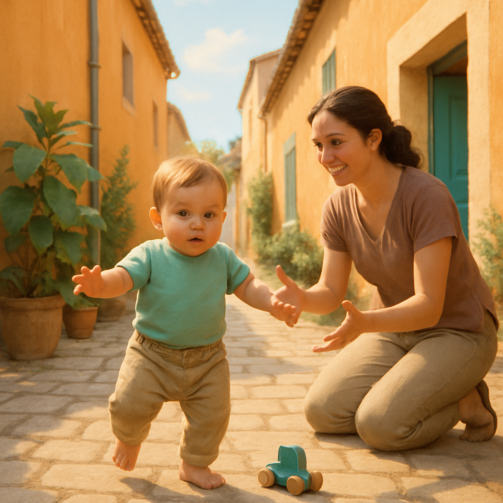 First Steps On A Sunlit Alley diamonded painting kits
