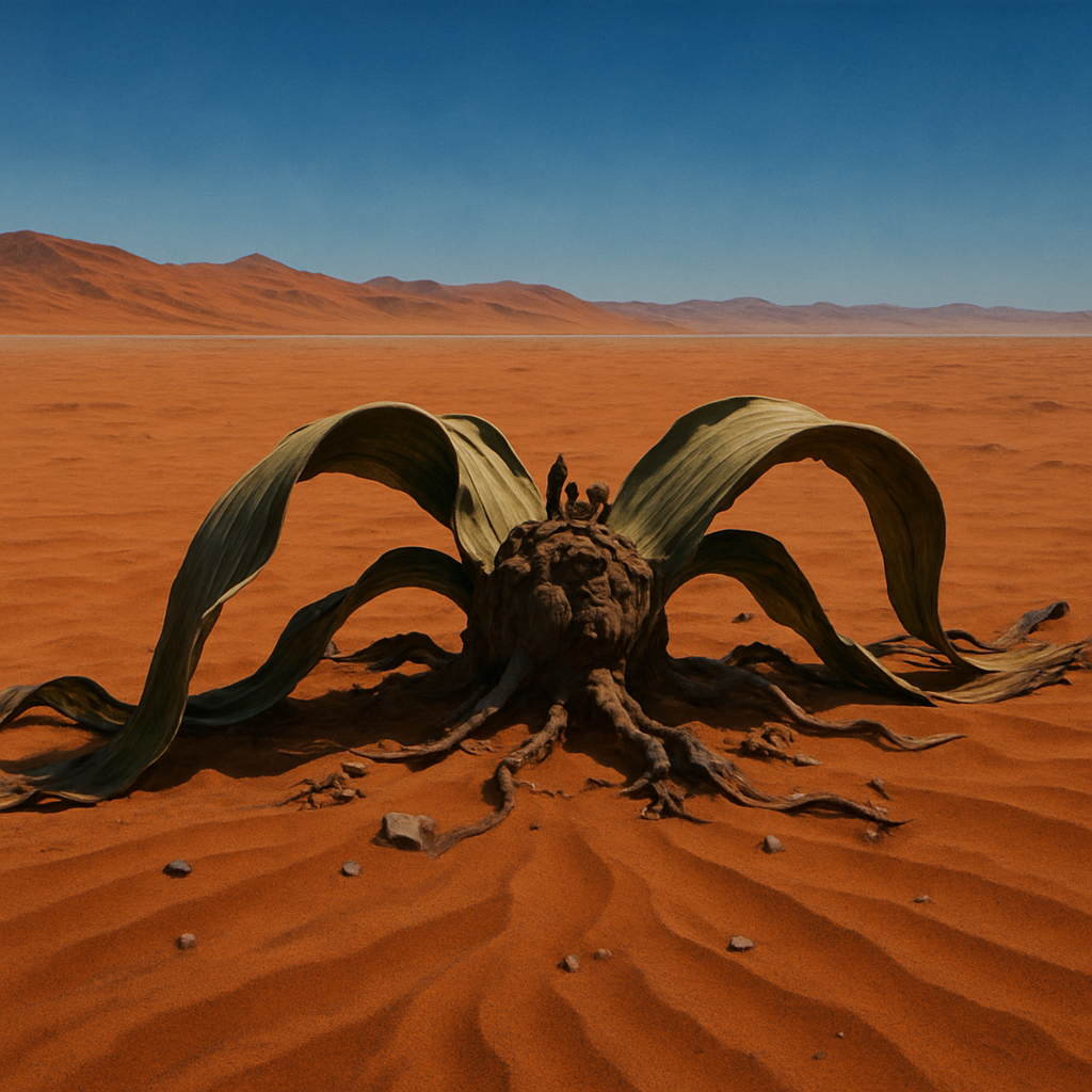 Welwitschia In The Namib paint by color