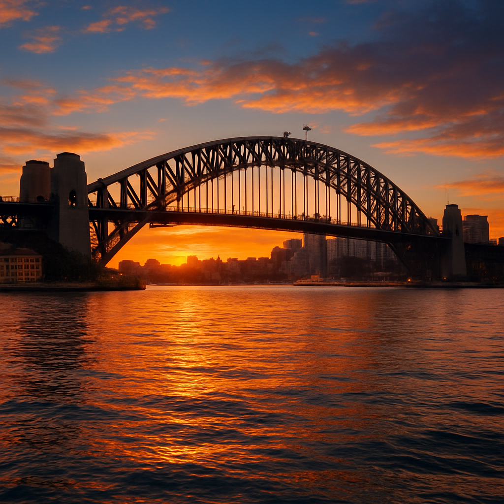 Harbour Bridge Sydney Australia diamond painting