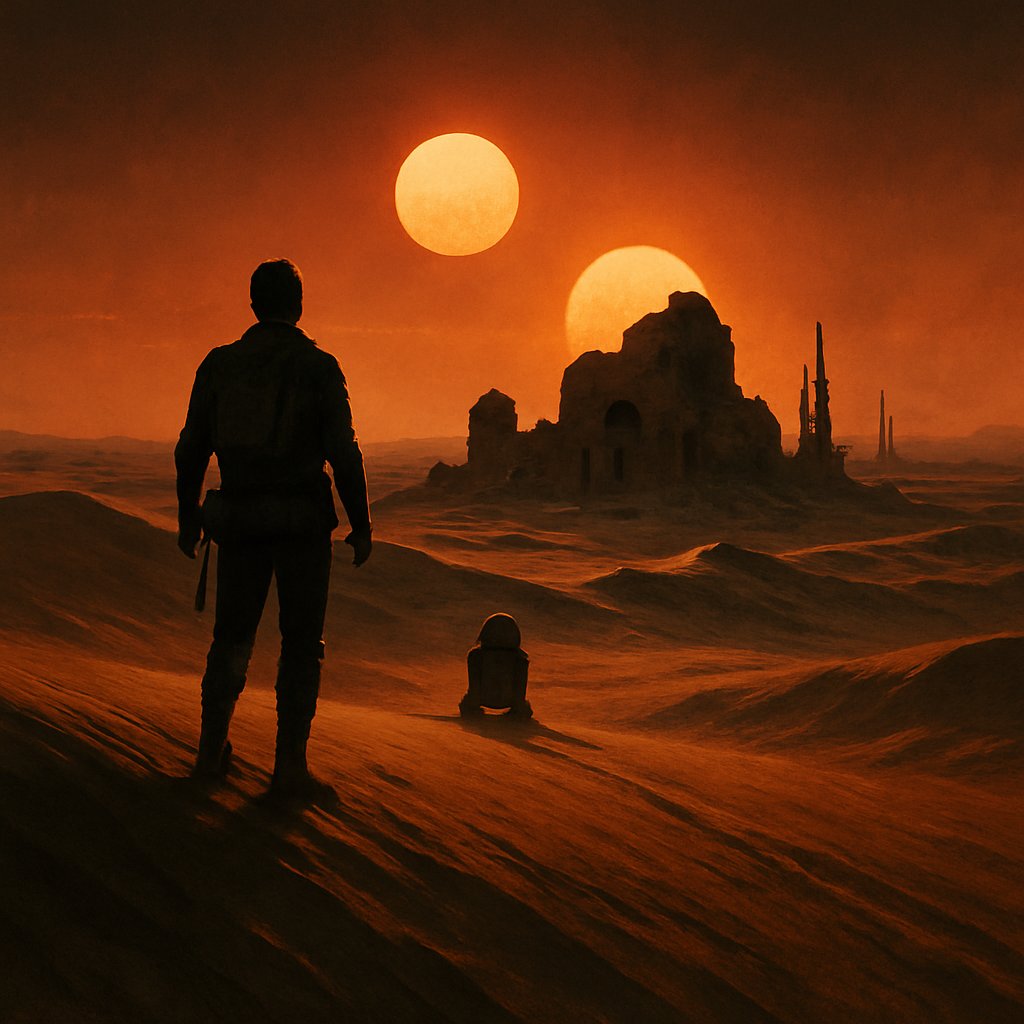 Star Wars Twin Suns Pilgrimage Paint by diamonds kits