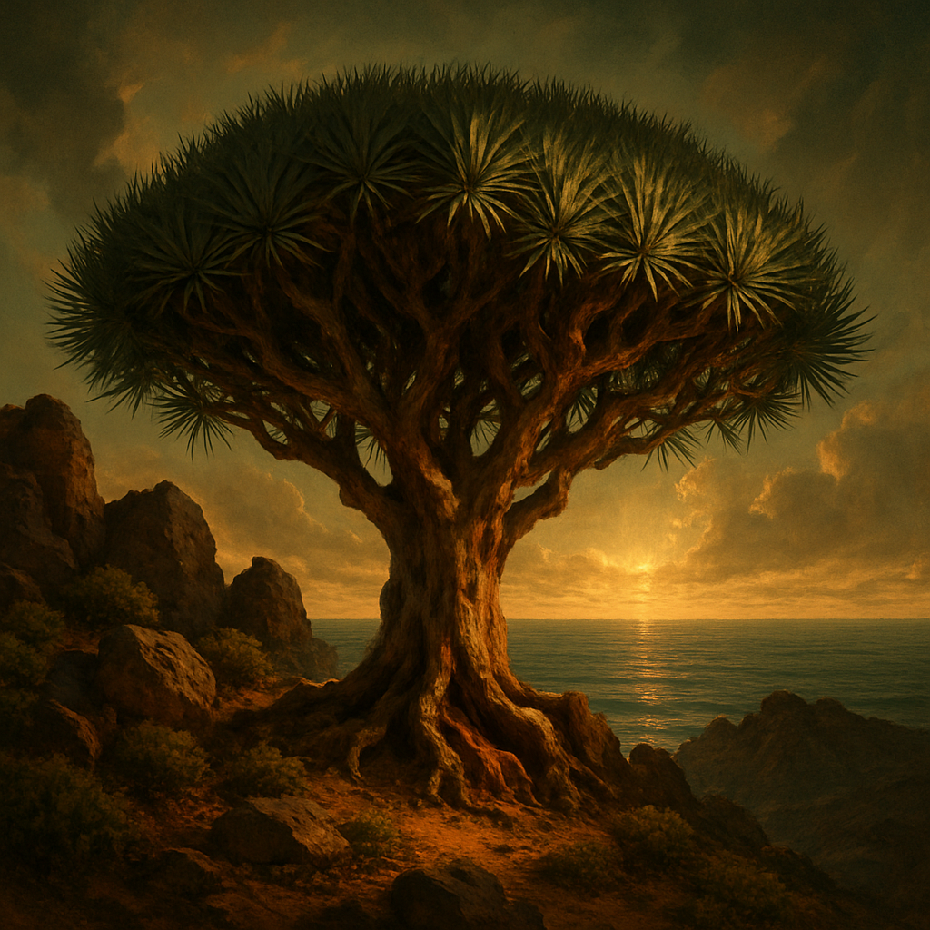 Dragon Tree Dracaena Draco diamonded painting kits