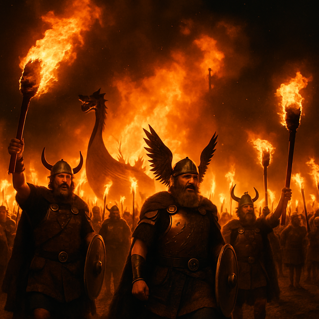 Up Helly Aa - Scotland DIY paint by diamonds