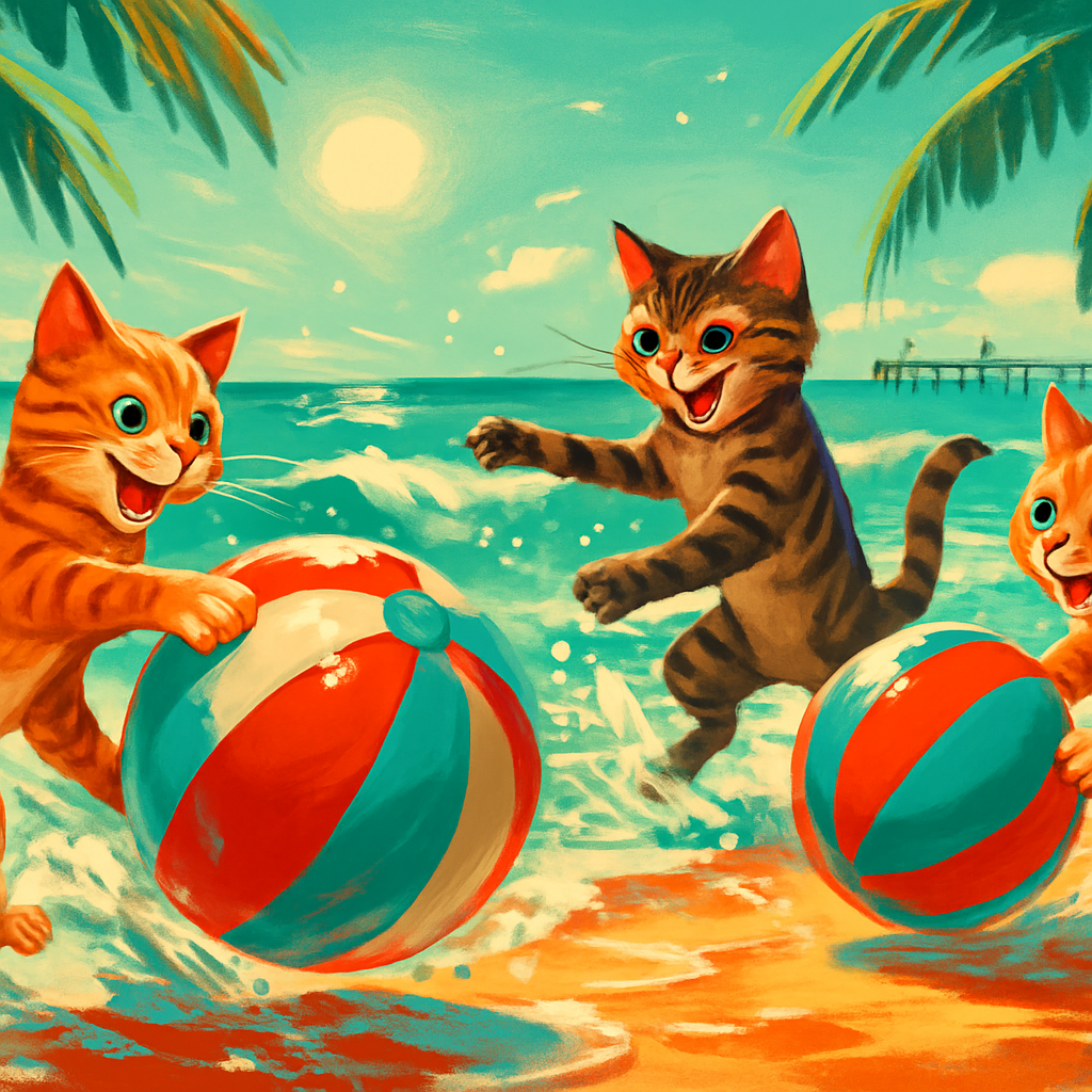 Beach Ball Brigade DIY paint by diamonds