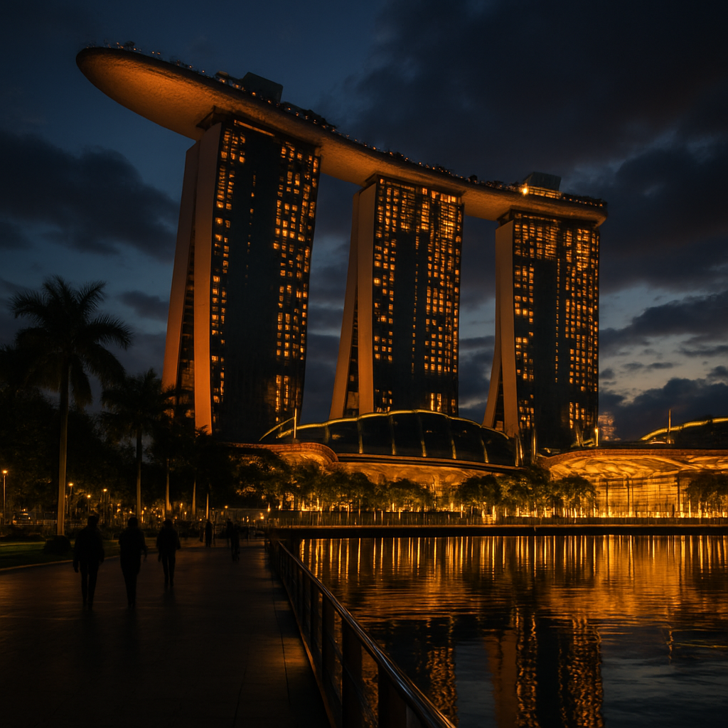 Marina Bay Sands Panorama diamonded painting kits