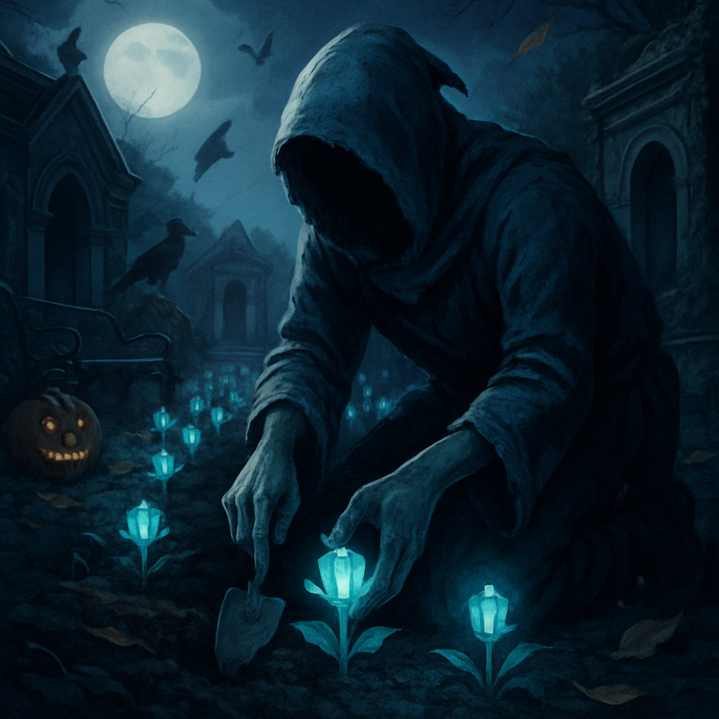Moonlit Cloak Of The Phantom Gardener diamonded painting kits