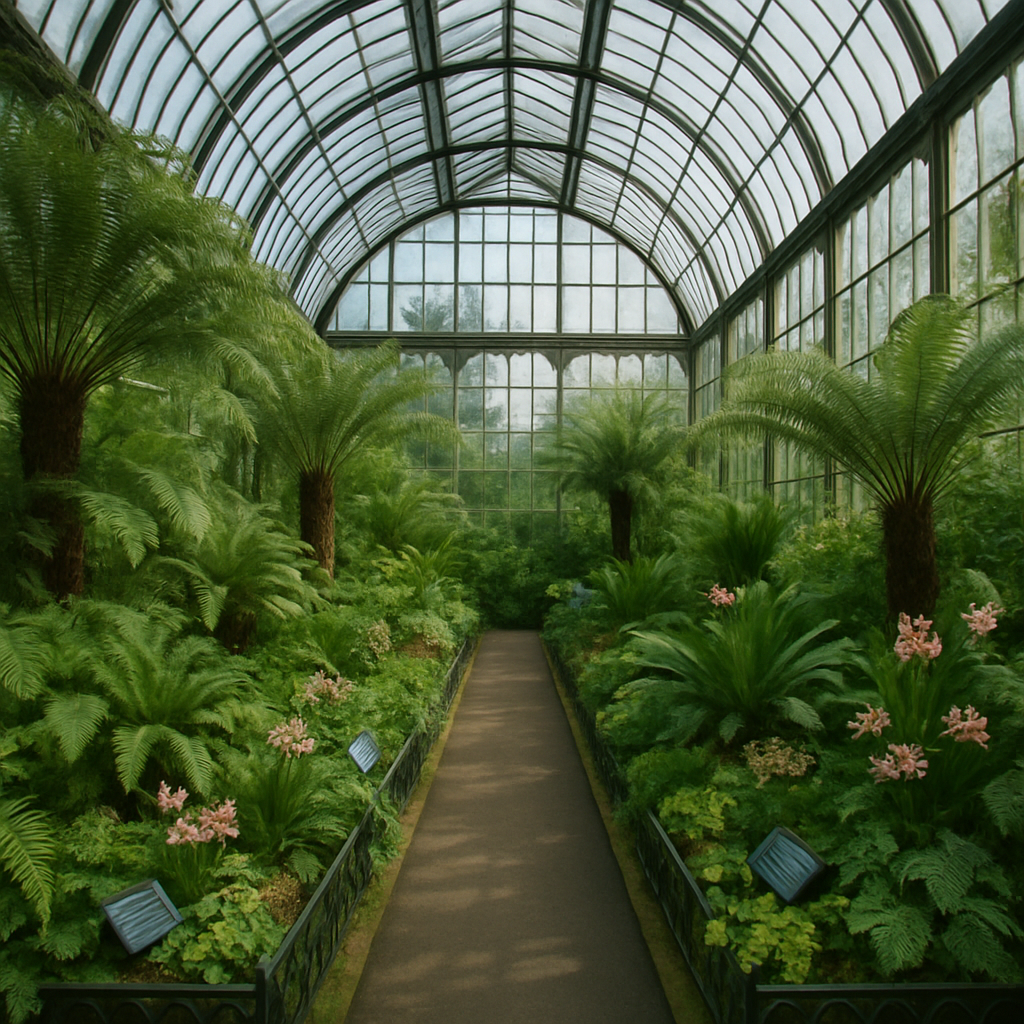 Royal Botanic Garden Edinburgh Glasshouse Collections paint by diamonds