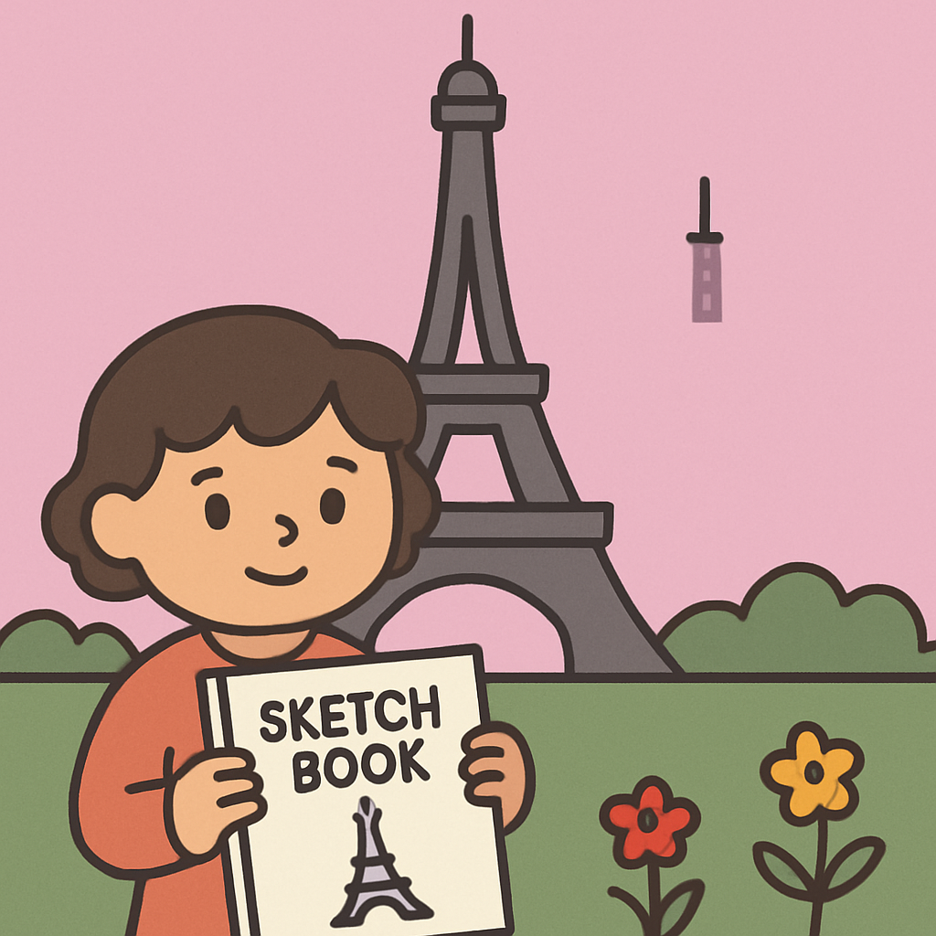 Eiffel Sketch Journey Paint by diamonds kits