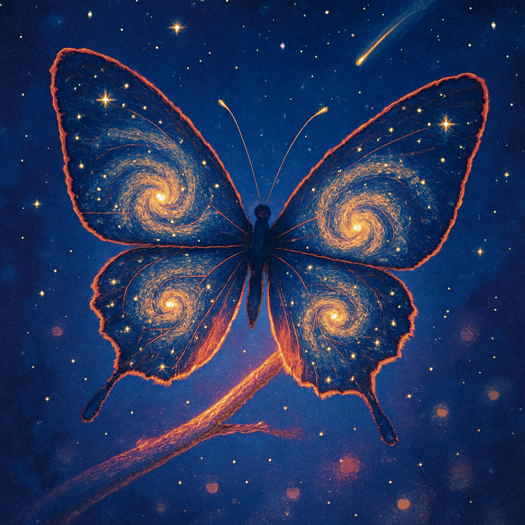 Butterfly Galaxy Emergence painting diamond kit