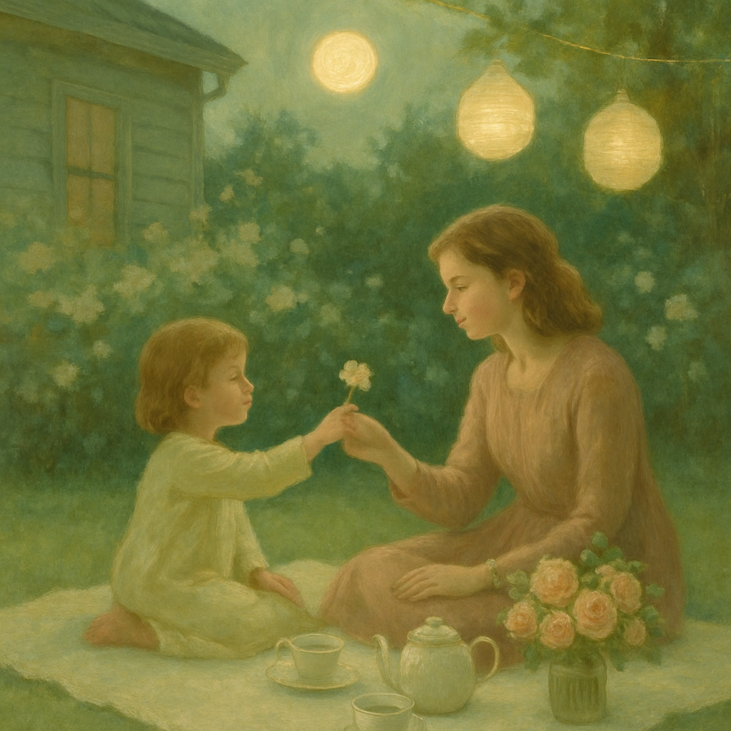 Moonbeam Garden Picnic paint by diamonds