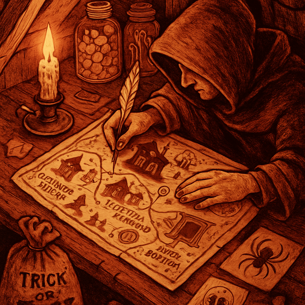 Cursed Candy Cartographer paint by diamond