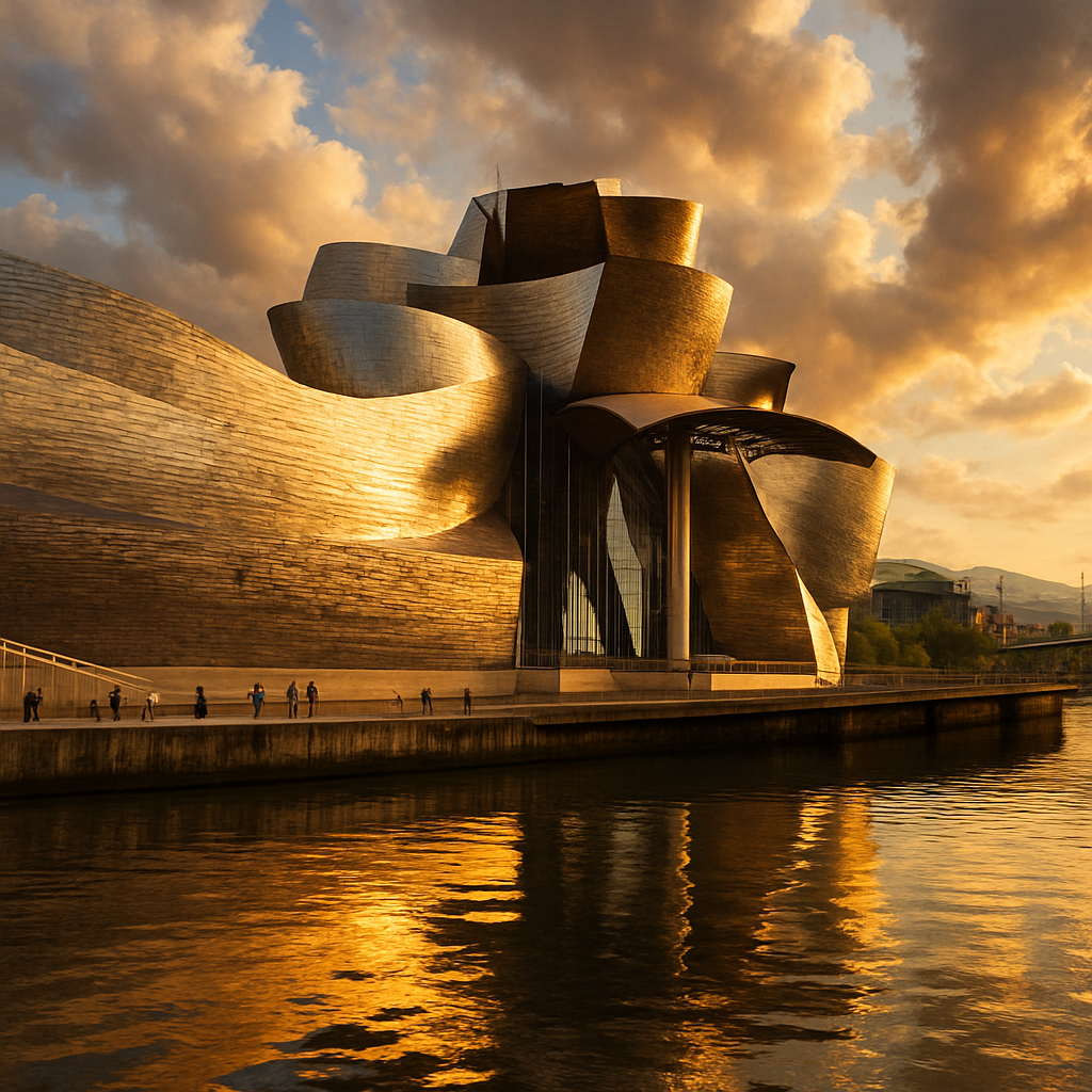 Guggenheim Bilbao Flow Paint by diamonds kits