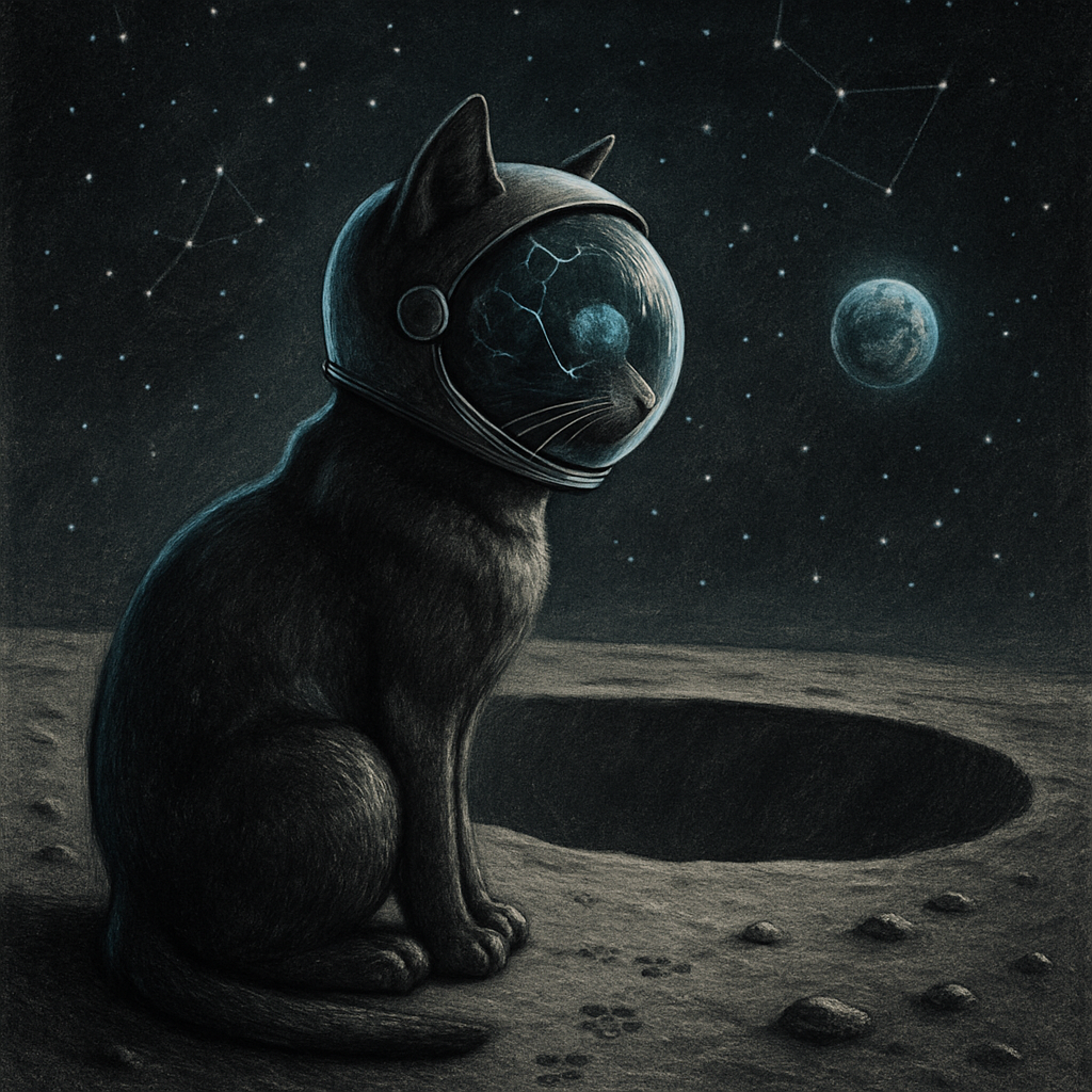 Cat Astral Navigator paint by diamond