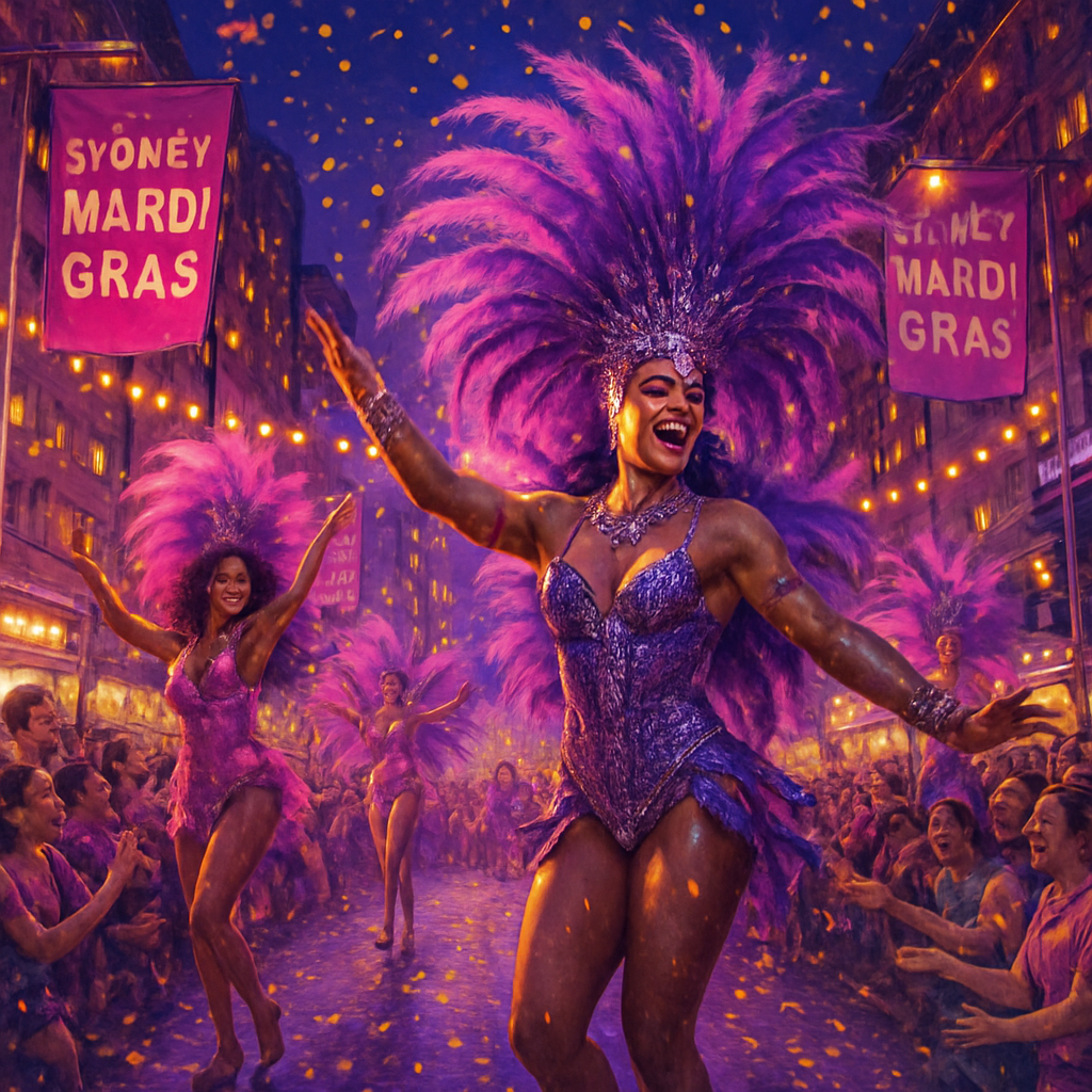 Sydney Mardi Gras Parade Spectacle painting diamond kit