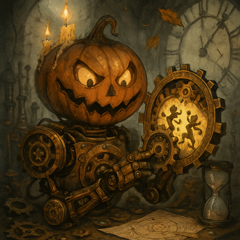 Clockwork Jack Of Hollow Hour Paint by diamonds art
