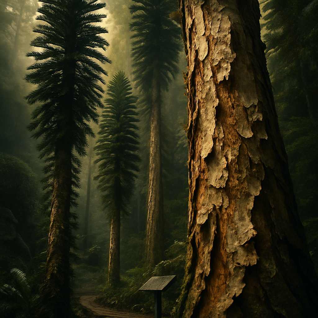 Wollemi Pine Ancient Tree DIY paint by diamonds