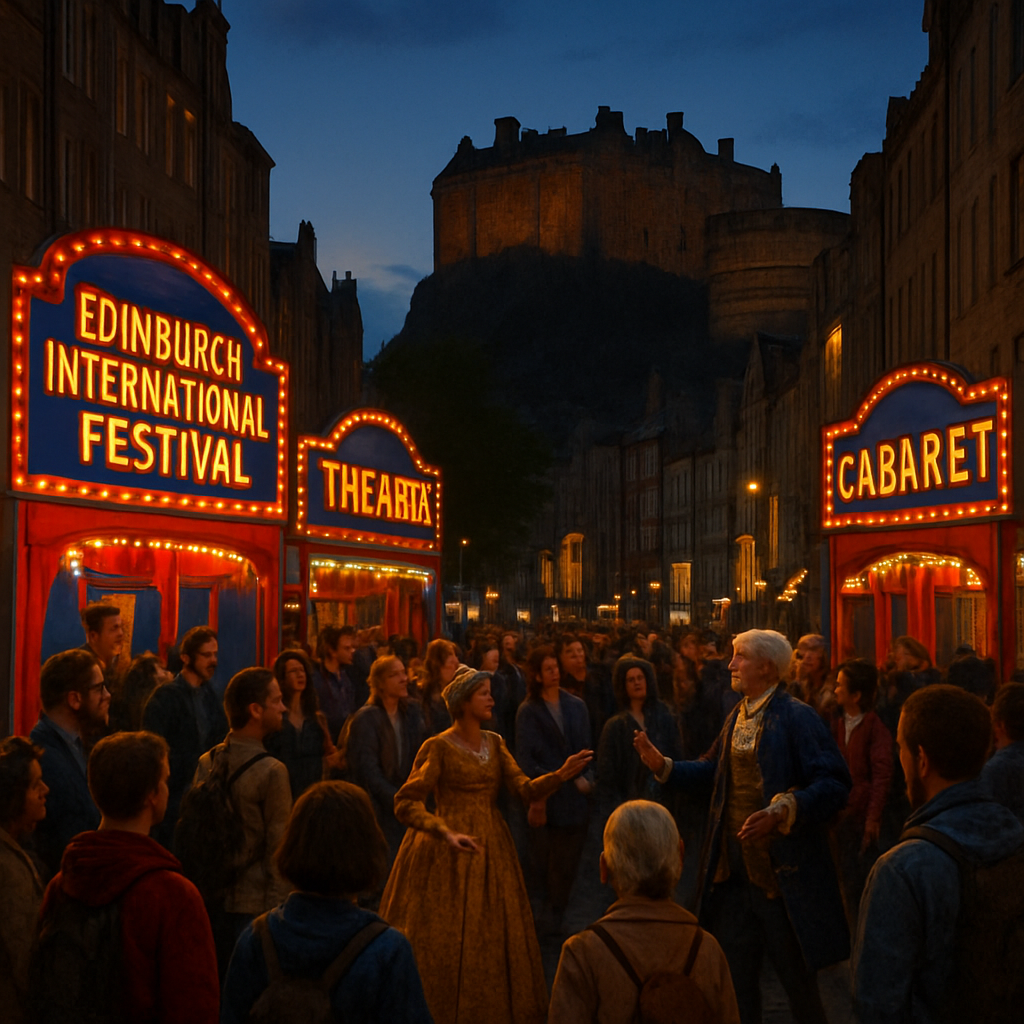Edinburgh International Festival Experience paint by color