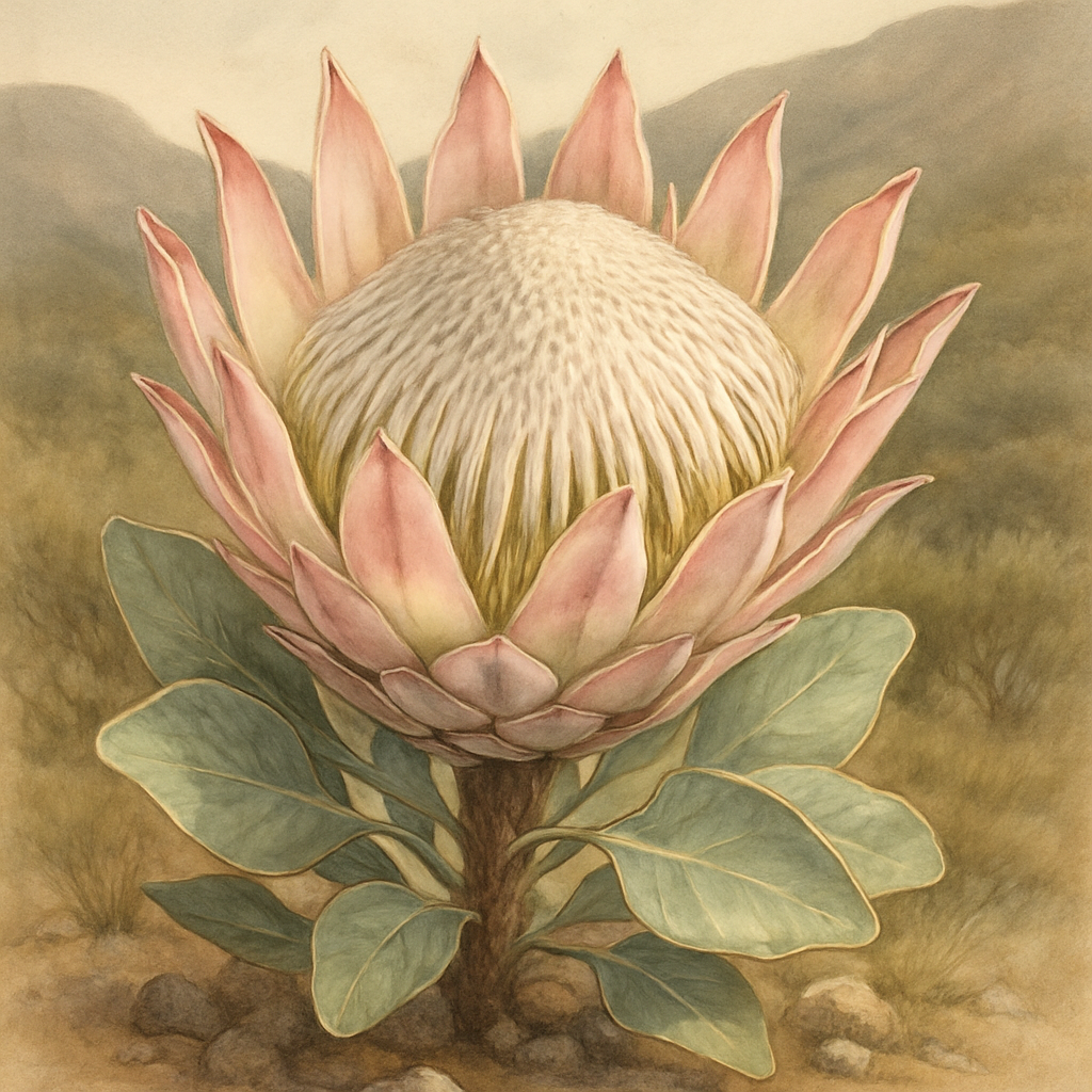 King Protea Floral Majesty diamonded painting kits