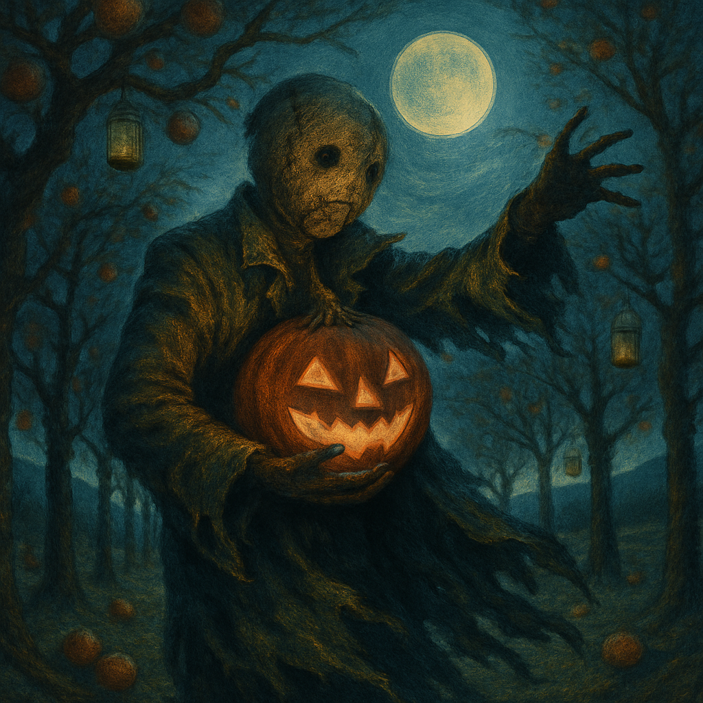Lantern Guardian Of The Moonlit Orchard DIY paint by diamonds