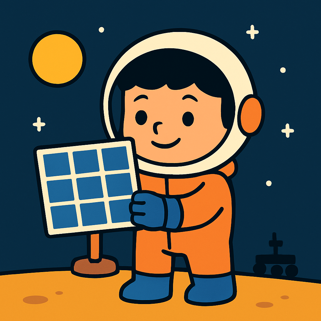 Curious Solar Explorer paint by diamond