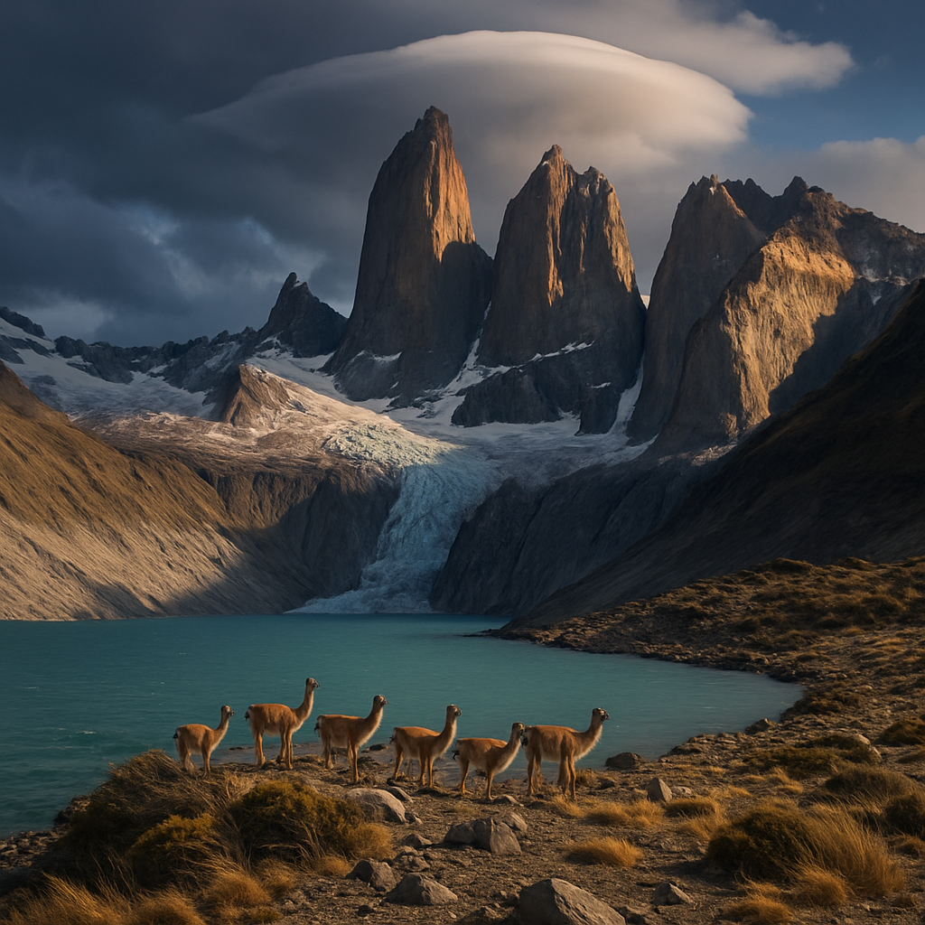 Glacial Moraine Patagonia paint by color