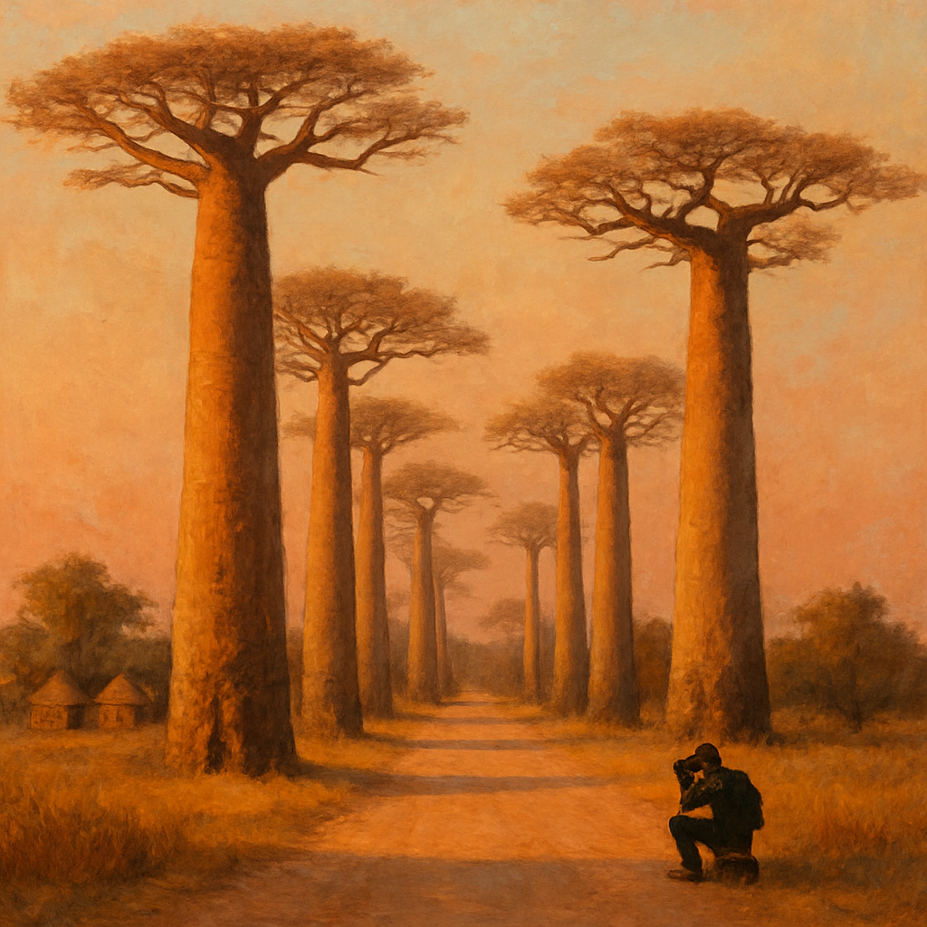 Adansonia Grandidieri Avenue diamond painting
