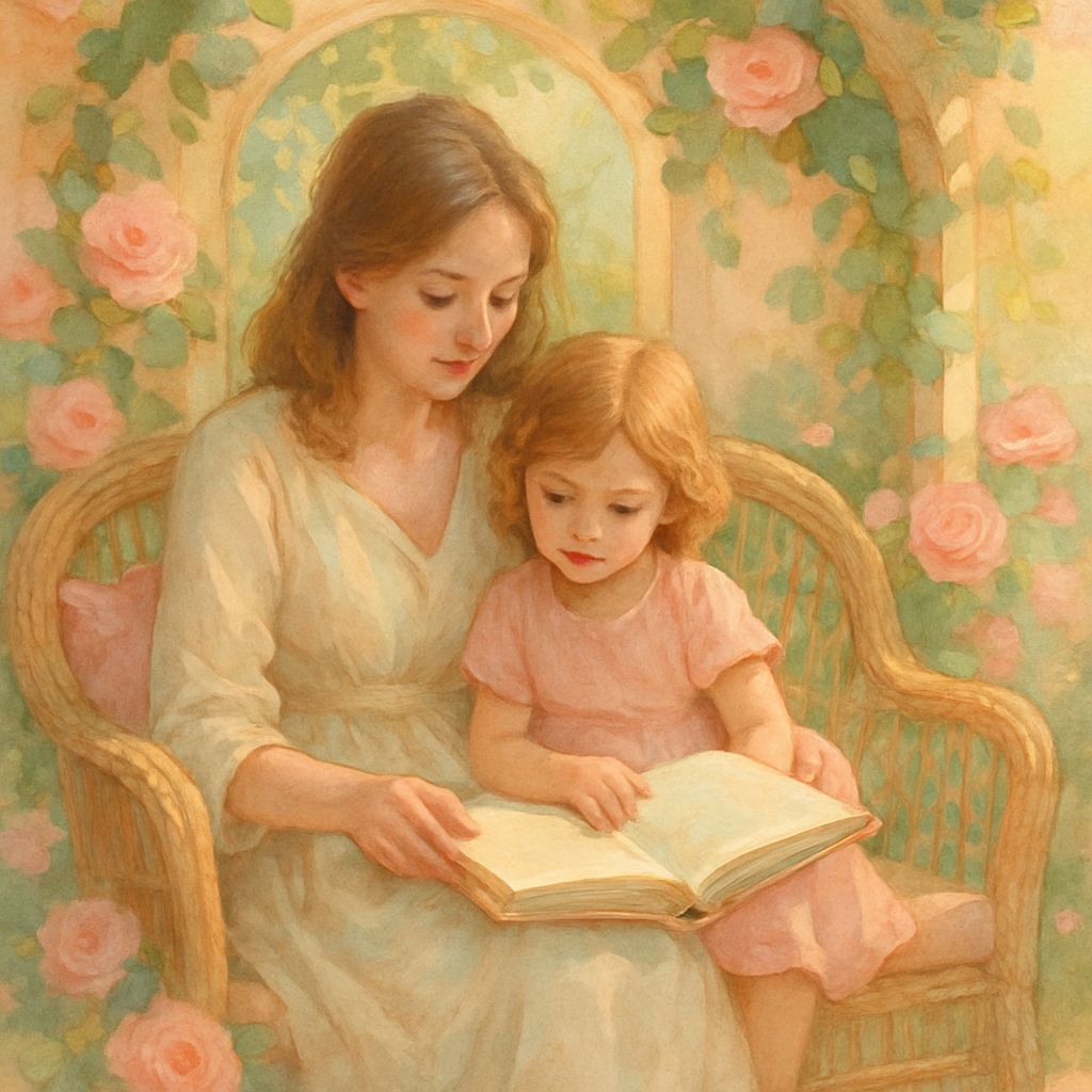 Garden Storytime In Bloom paint by diamond