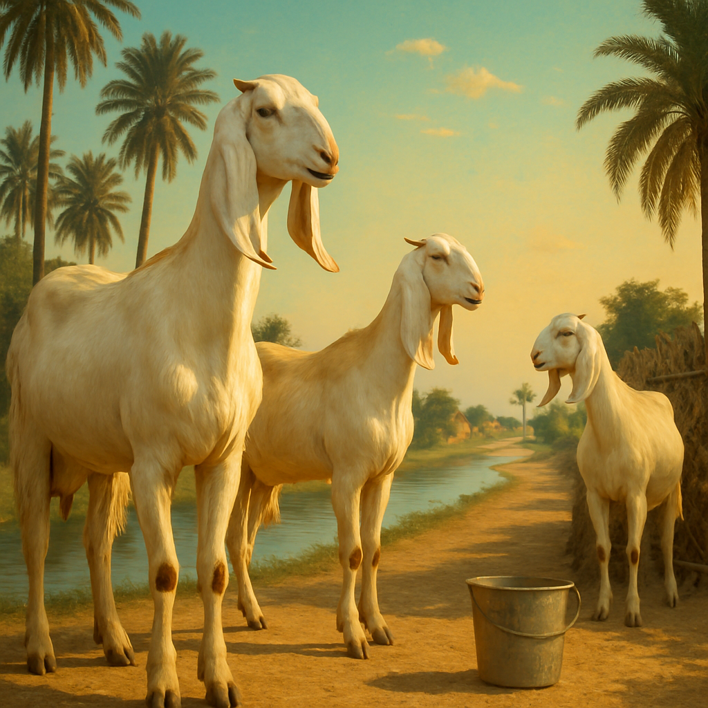 Jamunapari Milk Goat diamonded painting kits