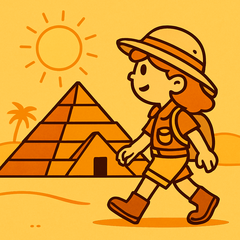 Pyramid Explorer Girl Paint by diamonds art
