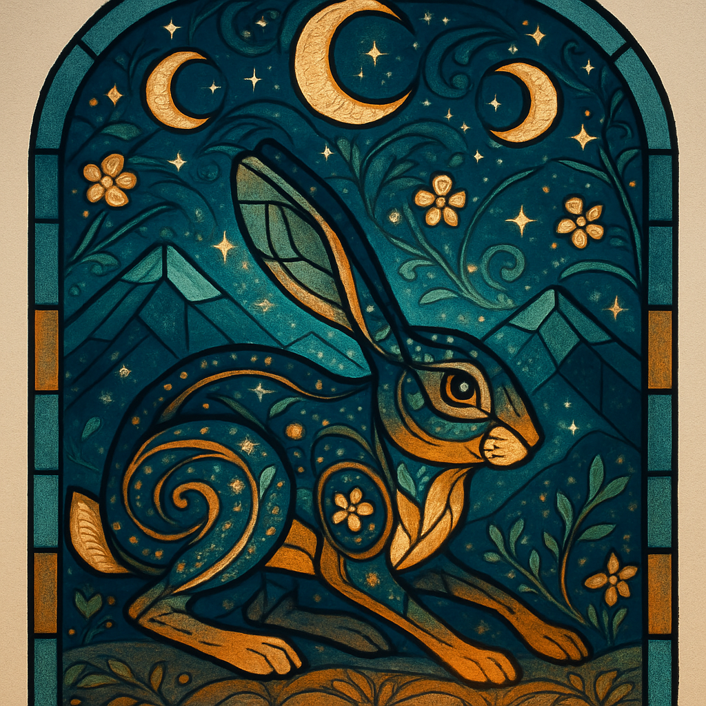 Hare Of Tranquil Starlight paint by diamond