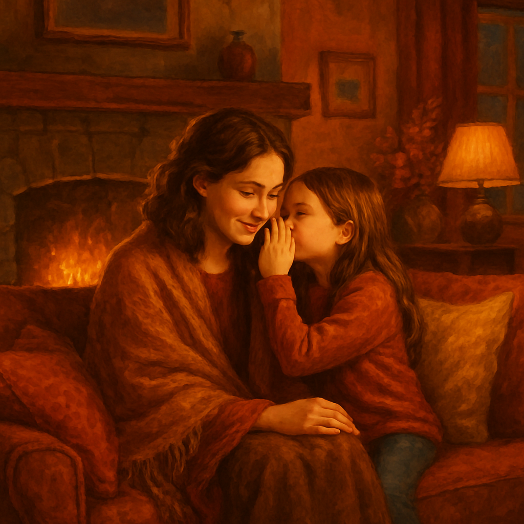 Whispered Secrets By The Autumn Hearth paint by color