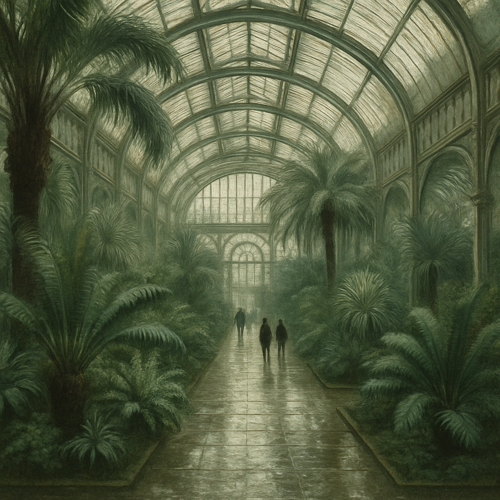 Kew Gardens Great Conservatory Royal Botanic Gardens Kew paint by diamond