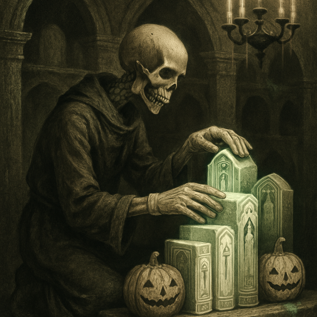 Crypt Librarian Contrast diamonded painting kits