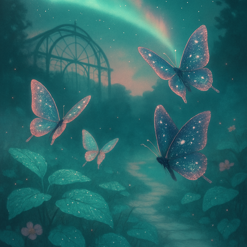 Butterfly Aurora Garden 5D DIY Paint By Diamond Kit – Original Paint By ...