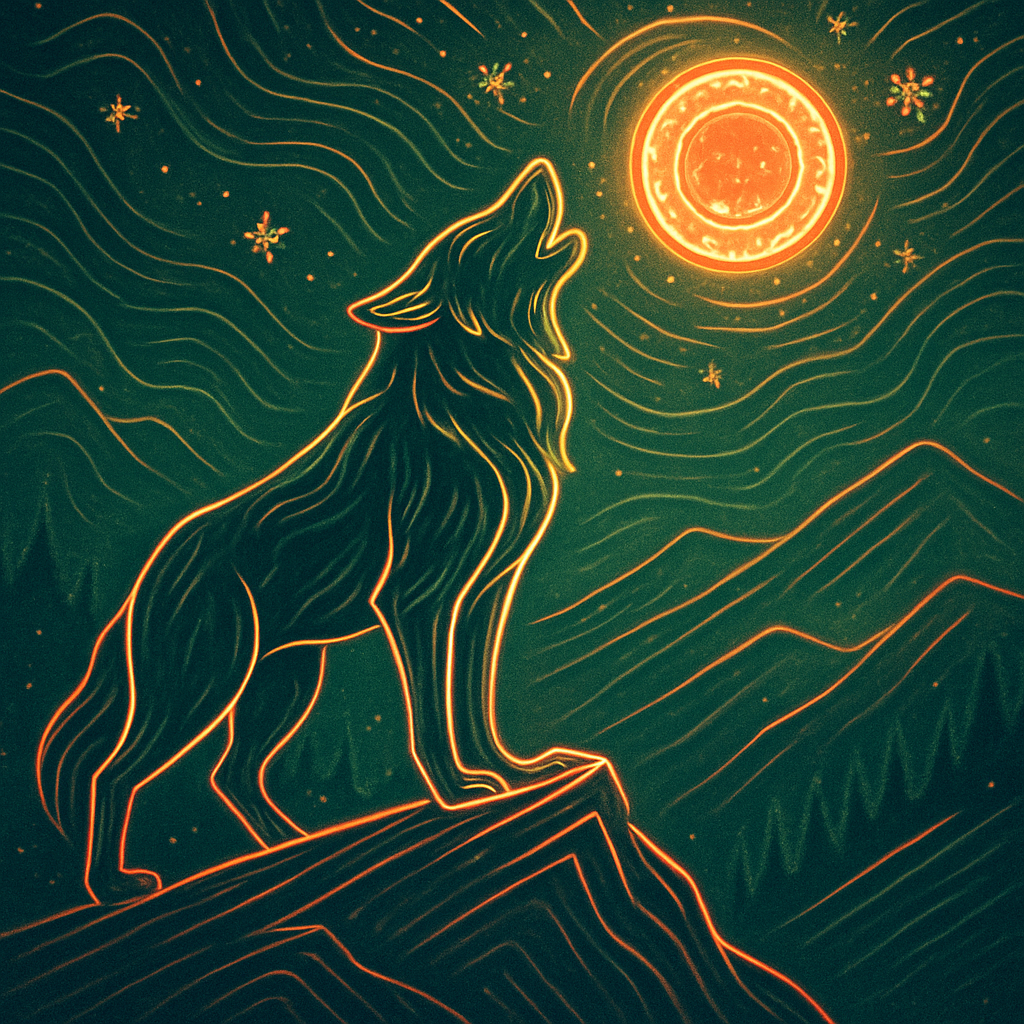 Wolf Mountain Harmony diamond painting