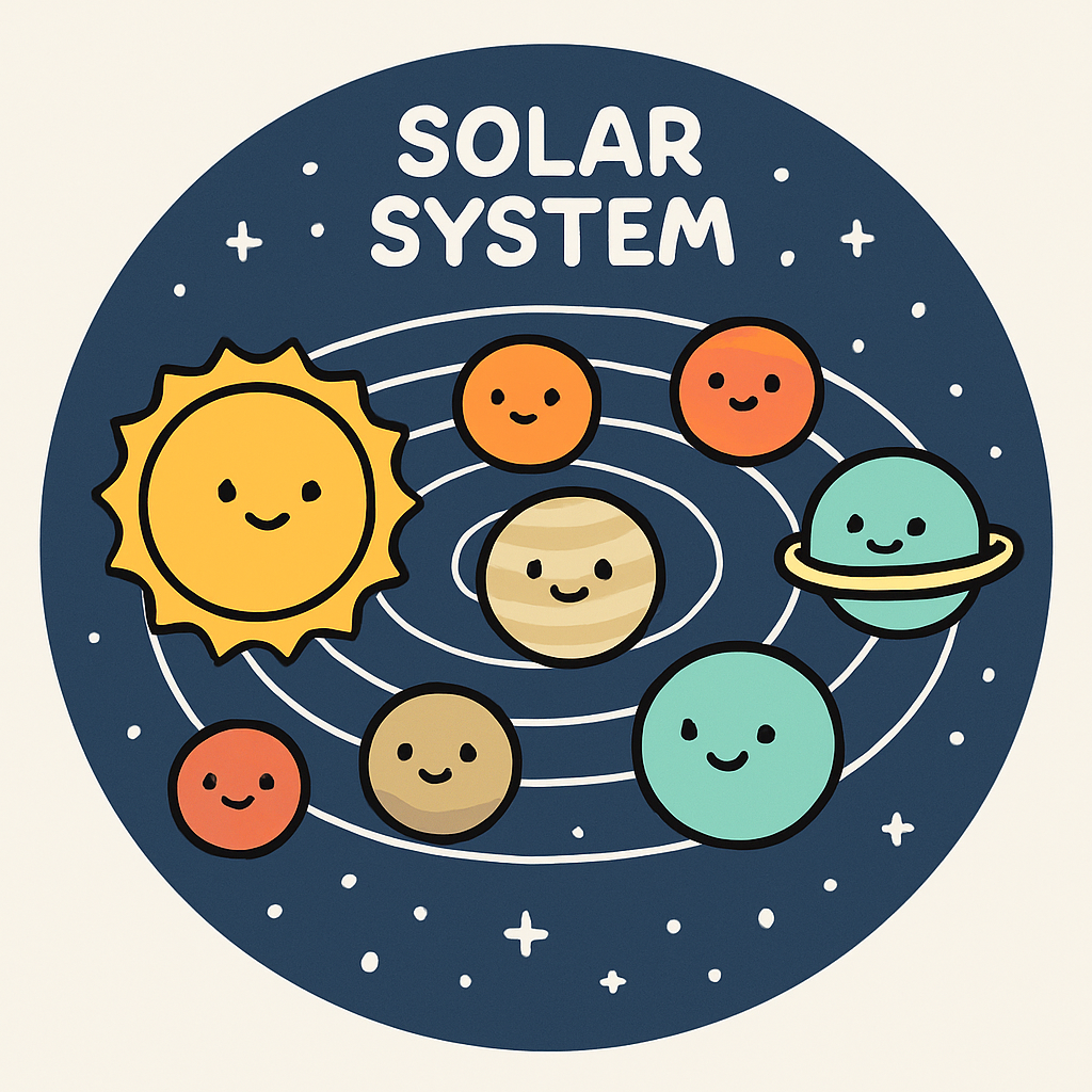 Solar System Classroom Chart painting diamond kit
