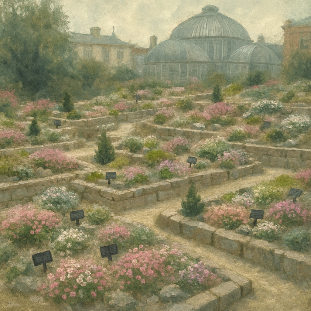 Royal Botanic Garden Edinburgh Rock Garden painting diamond kit