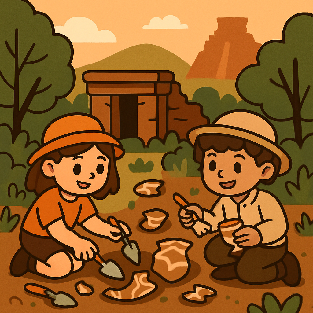 Forest Archaeology Explorer paint by color