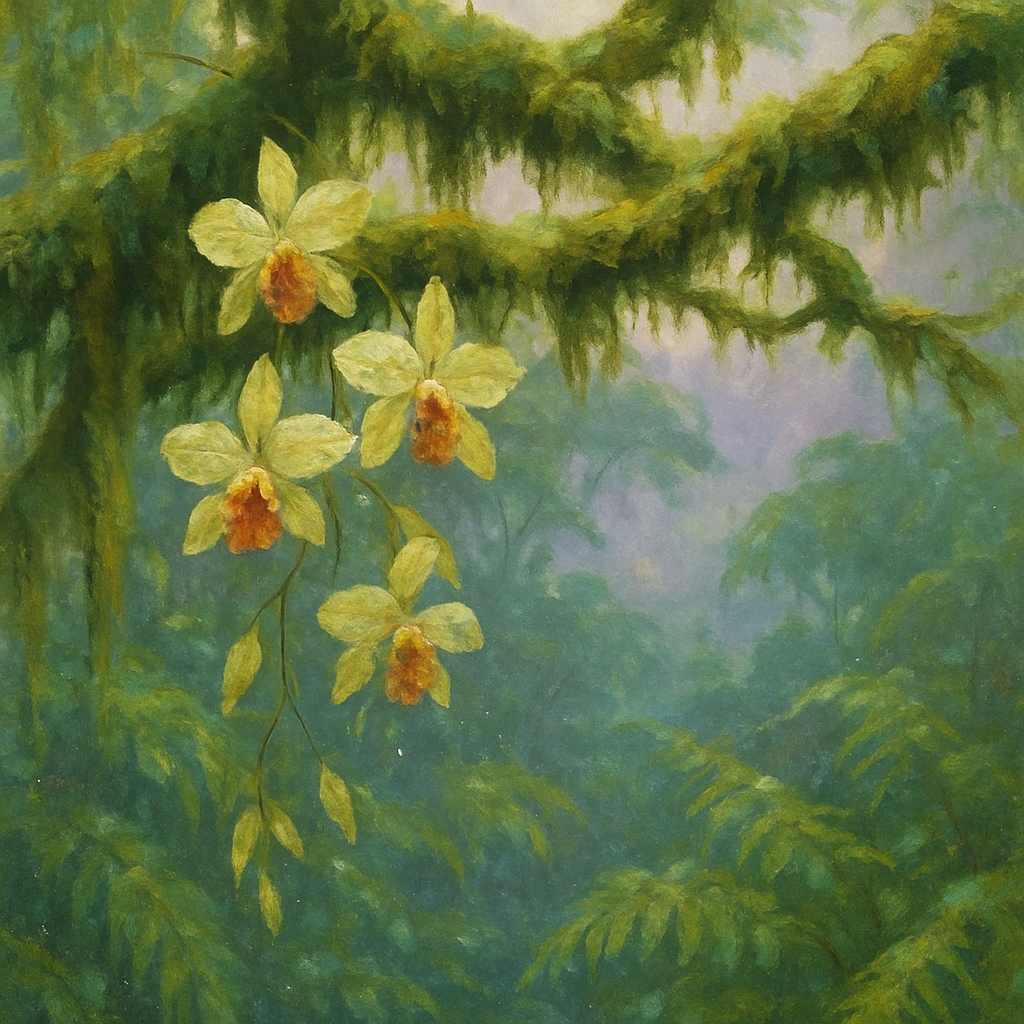 Monteverde Cloud Forest Orchid Grove diamonded painting kits