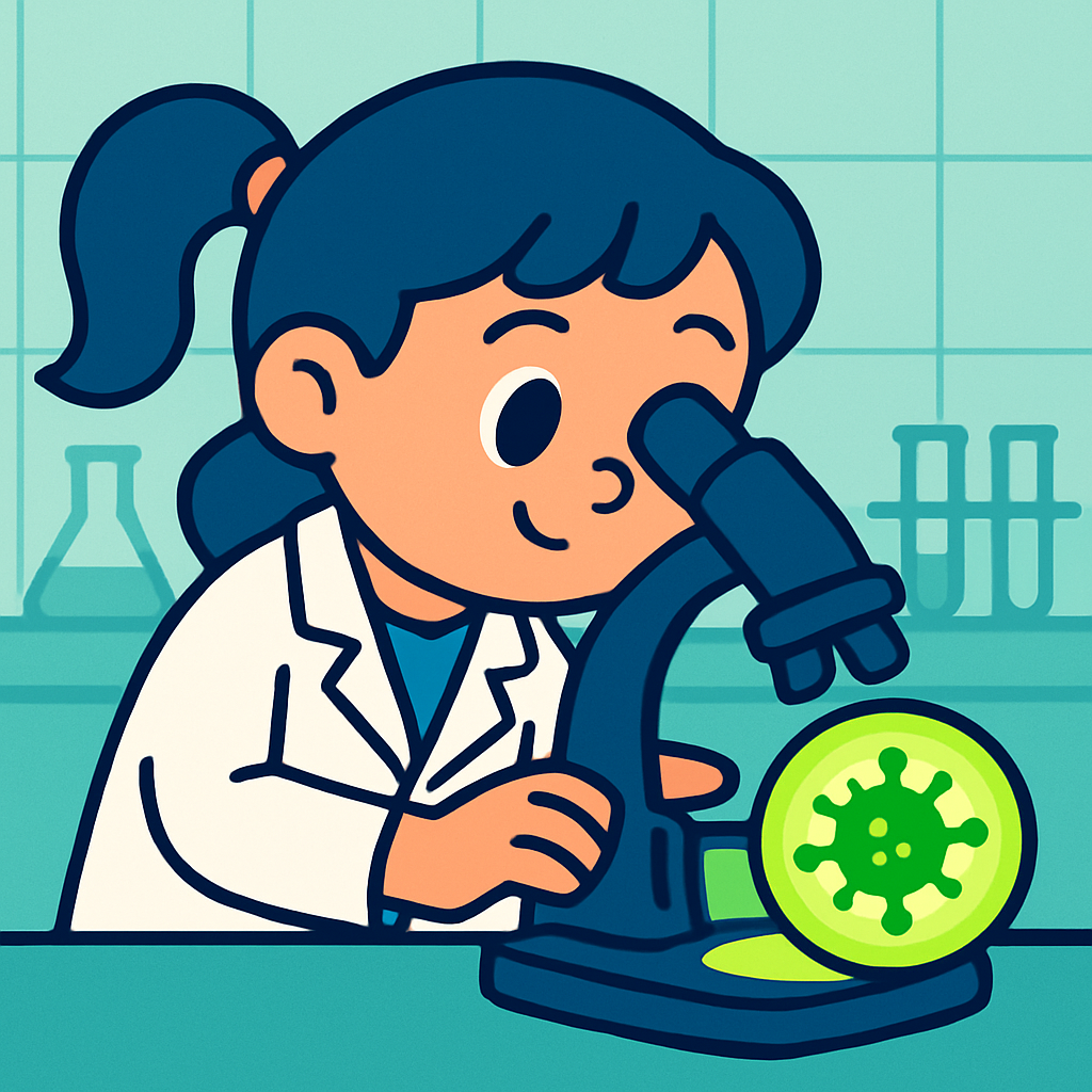 Microscope Microbe Discovery painting diamond kit