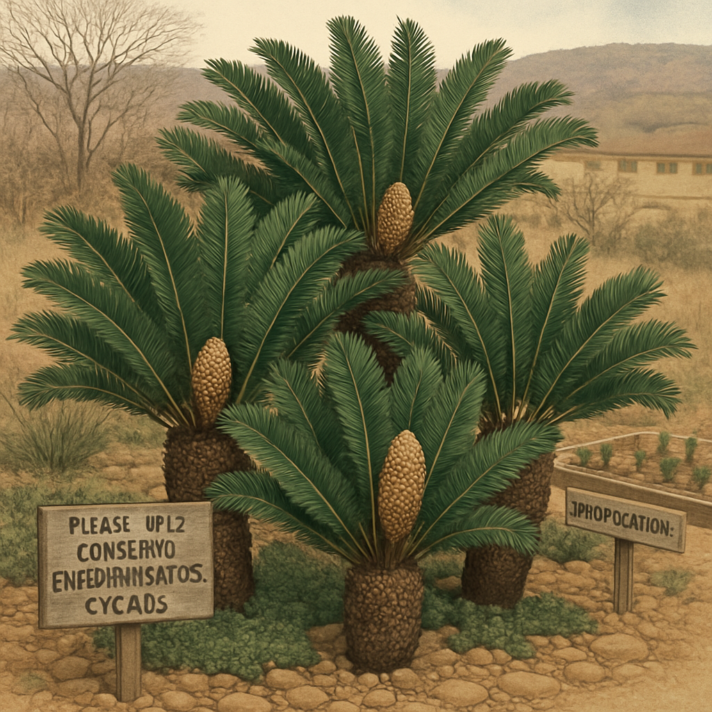 Encephalartos Cycad Sanctuary South Africa diamond painting