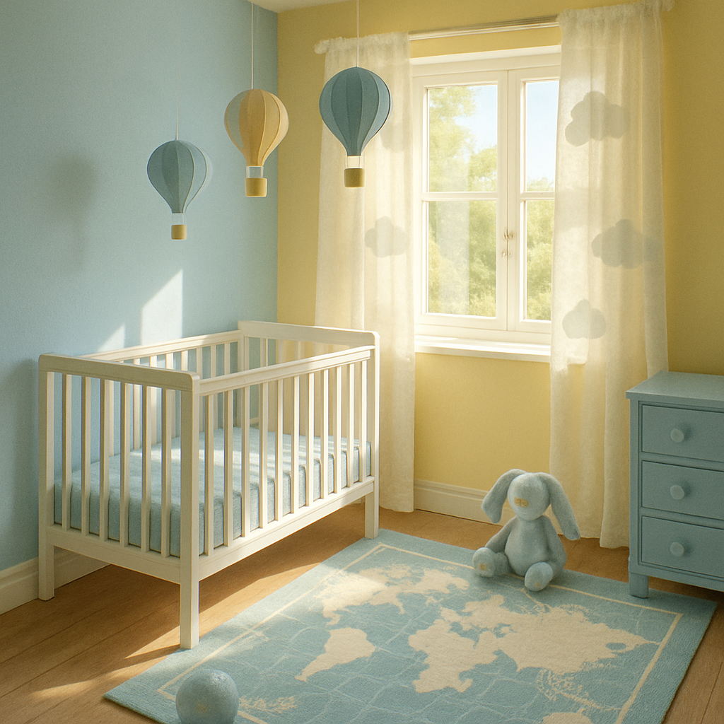 Baby Boy Sunlit Skyroom diamonded painting kits
