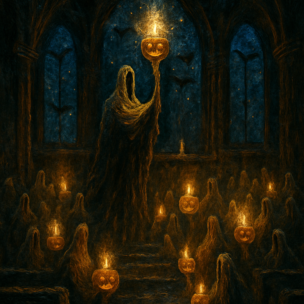 Cathedral Of Candlelight Spirits DIY paint by diamonds