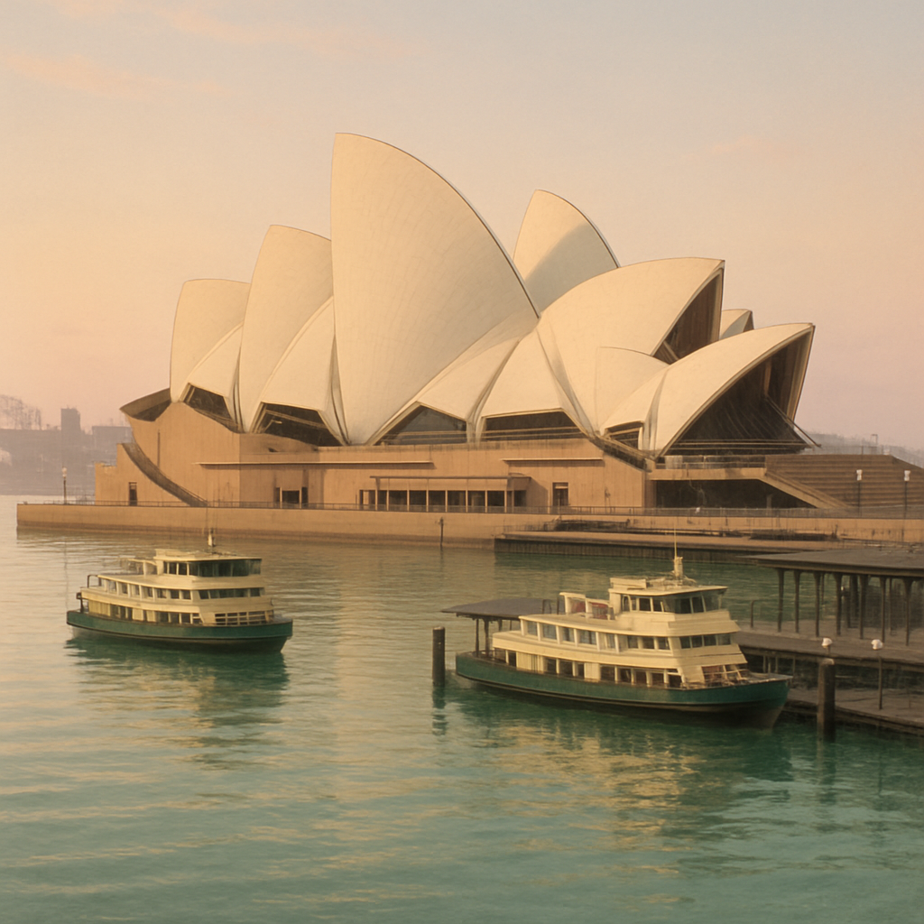Opera House At Circular Quay paint by diamonds