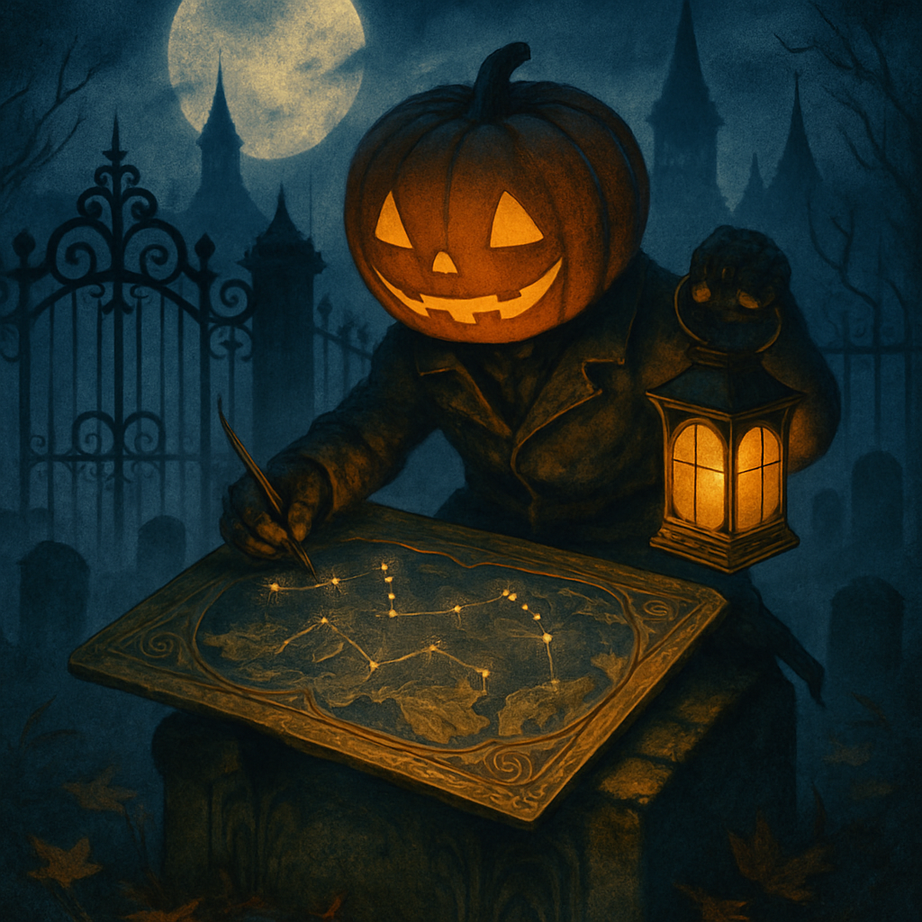 Lantern Cartographer Pumpkin paint by color
