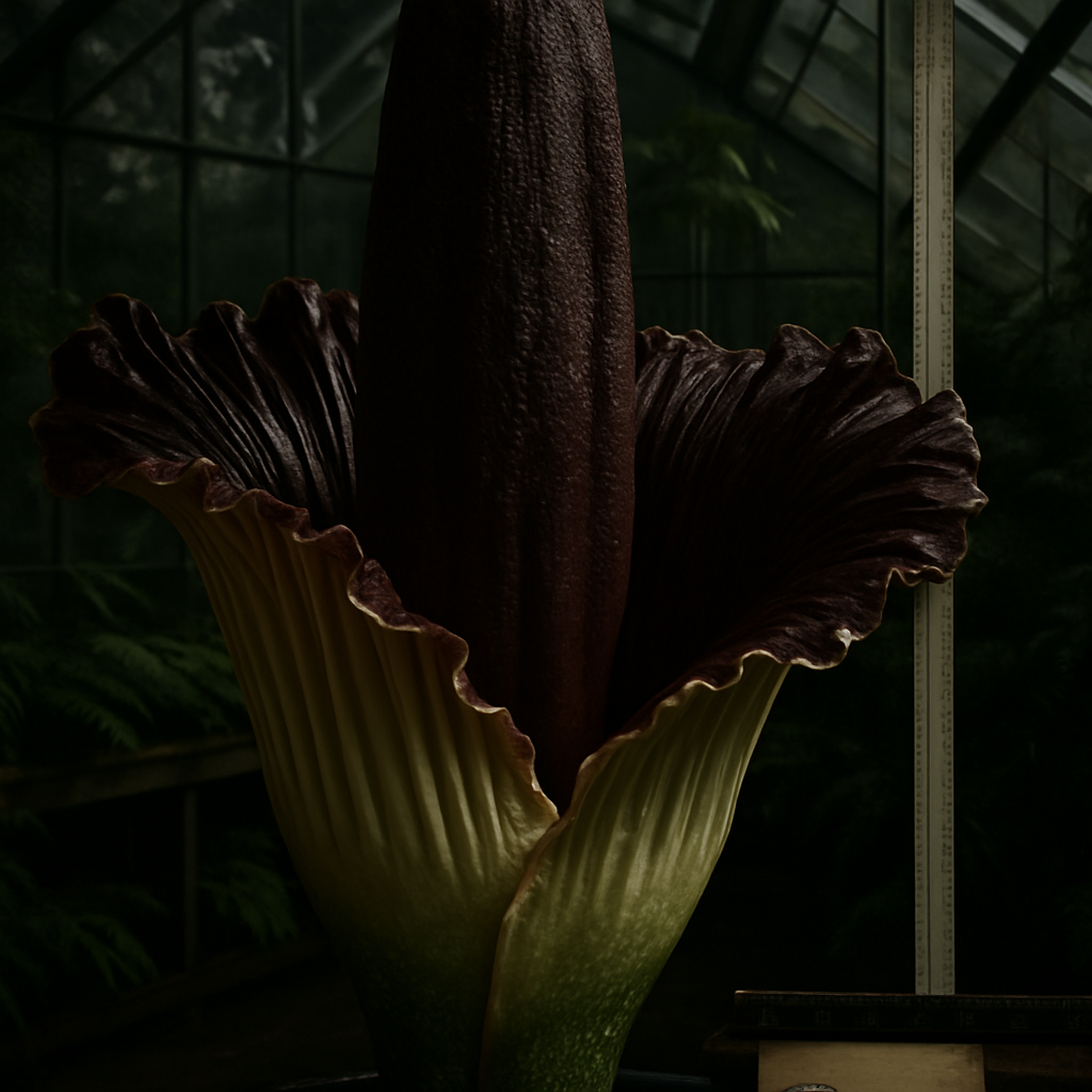 Amorphophallus Titanum Titan Arum Indonesia Paint by diamonds art